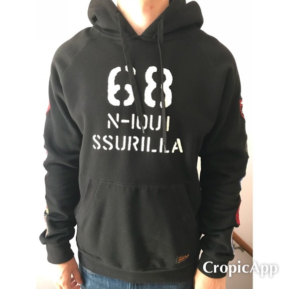 Crooks /& Castles Men/'s Knit Crew Sweatshirt Black,Navy,Grey AK Script Size M-5XL